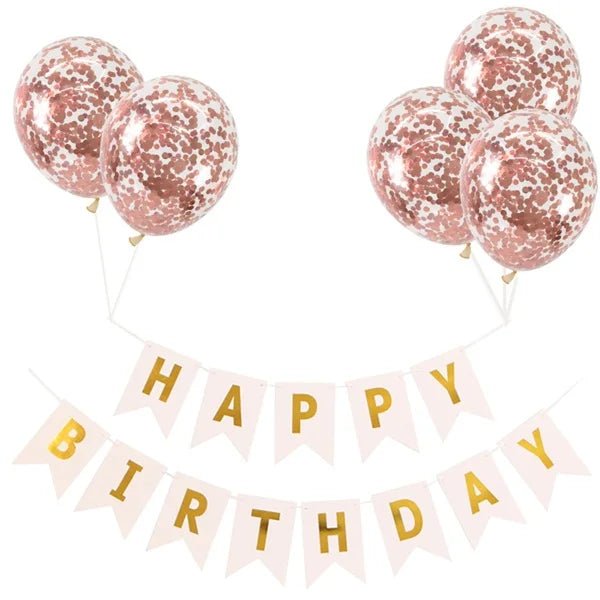 Rose Gold Party Decoration Set - Cake Pops Parties