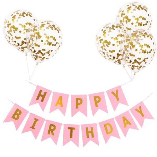 Rose Gold Party Decoration Set - Cake Pops Parties