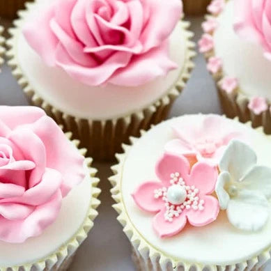 Wedding Cupcakes - Roses And Flowers
