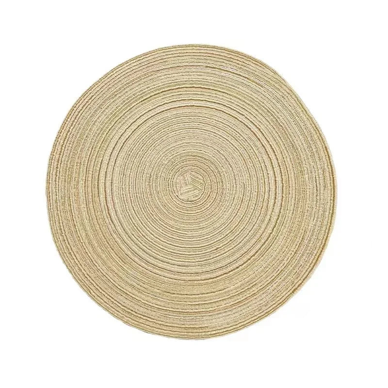 Round Woven Vinyl Placemats Set - Cake Pops Parties