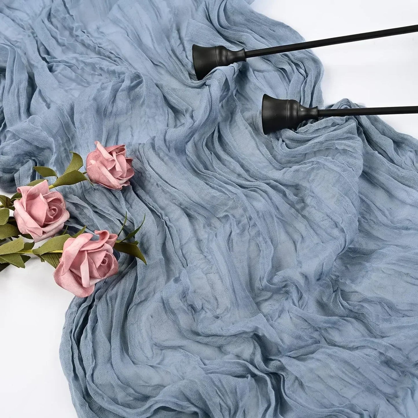 Rustic Cotton Cheesecloth Table Runner - Cake Pops Parties