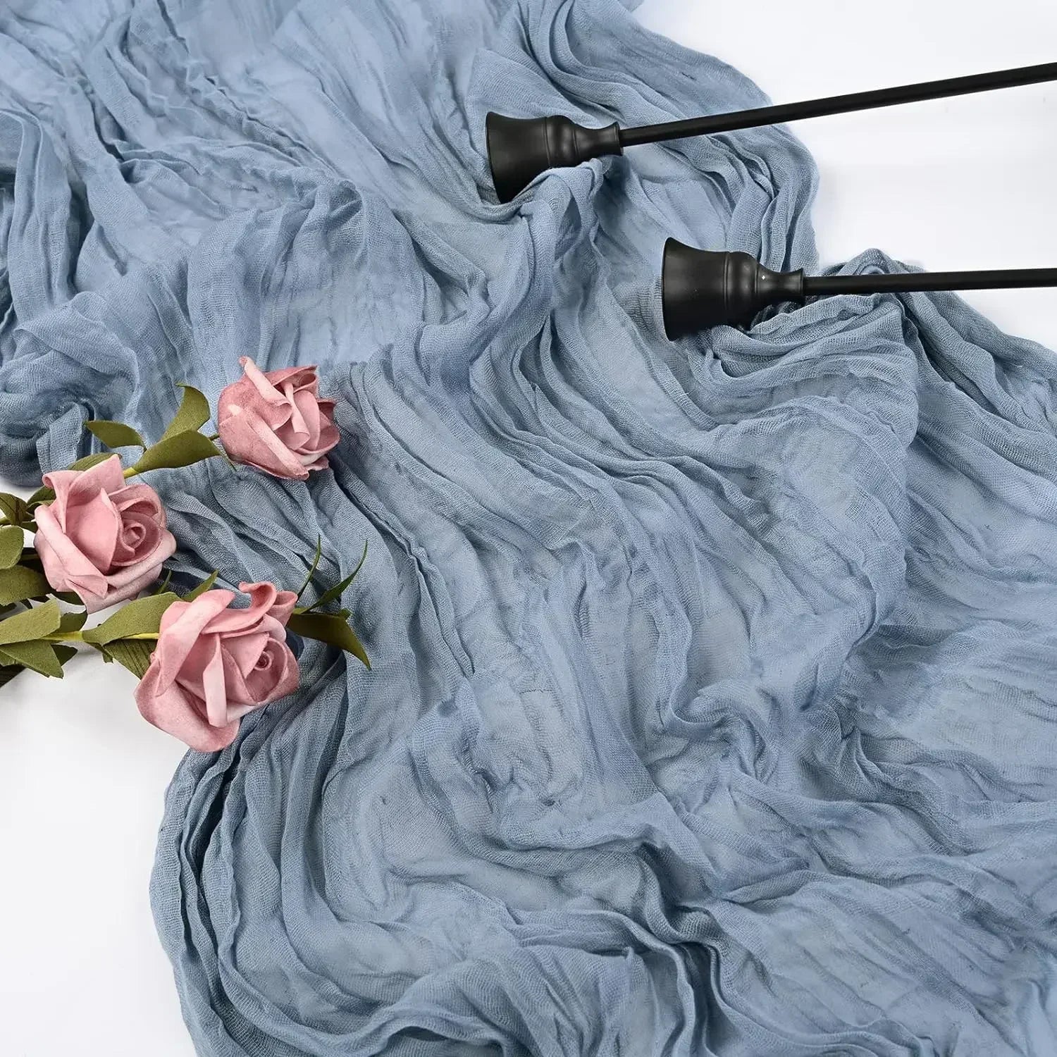 Rustic Cotton Cheesecloth Table Runner - Cake Pops Parties