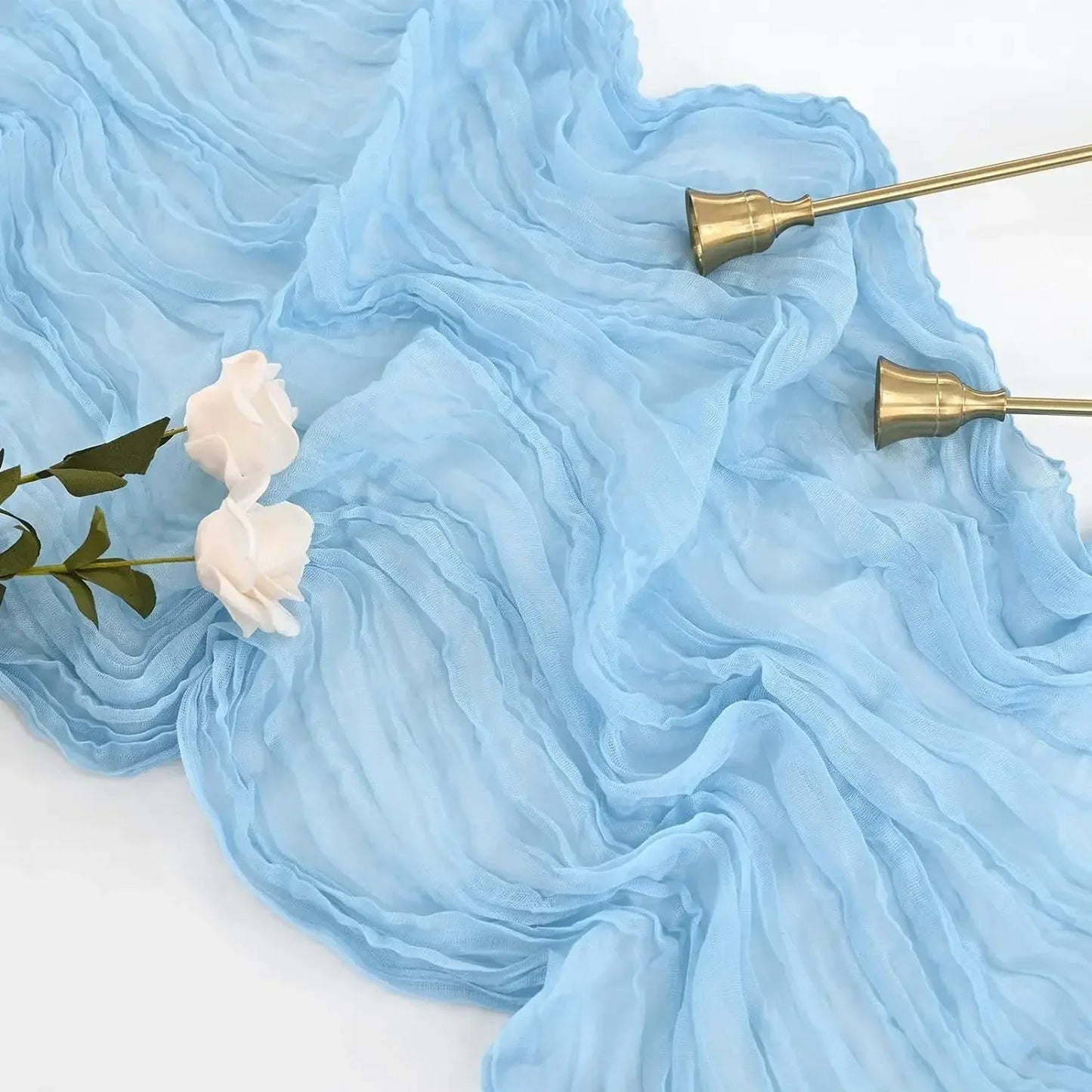 Rustic Cotton Cheesecloth Table Runner - Cake Pops Parties