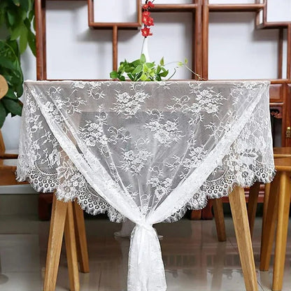 Rustic Wedding Lace Tablecloth - Cake Pops Parties