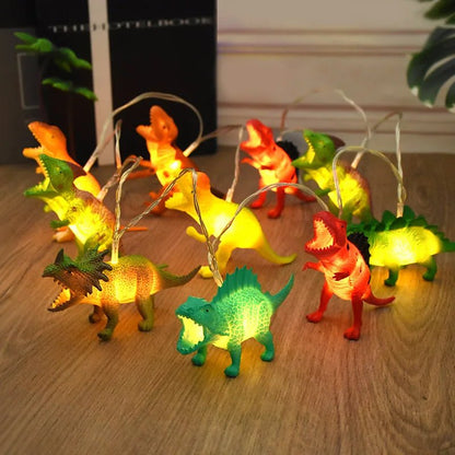 Safari Animal String Lights - Jungle Dinosaur Theme - Cake Pops Parties