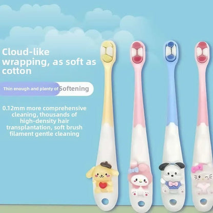 Sanrio Children’s Toothbrush Kuromi Cinnamoroll Soft Brush Set - Cake Pops Parties