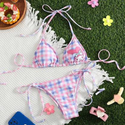 Sanrio Hello Kitty 2 - Piece Bikini | My Melody Summer Beach Swimsuit - Cake Pops Parties