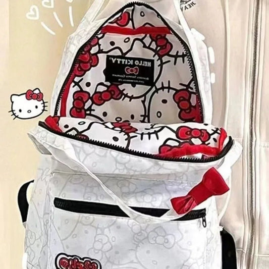 Sanrio Hello Kitty Cartoon Backpack - Large Capacity School Travel Bag - Cake Pops Parties