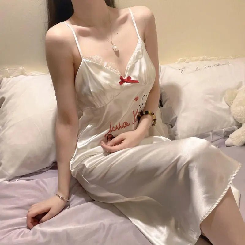 Sanrio Hello Kitty Kawaii Summer Pajamas Cute Student Home Dress - Cake Pops Parties