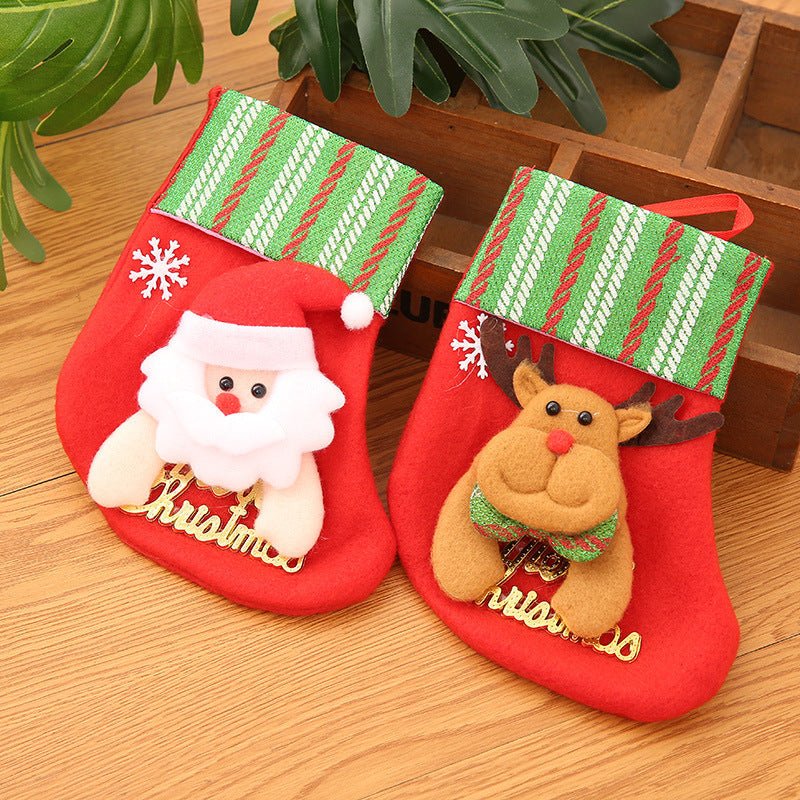 Santa Claus Gold Stockings Bag - Cake Pops Parties