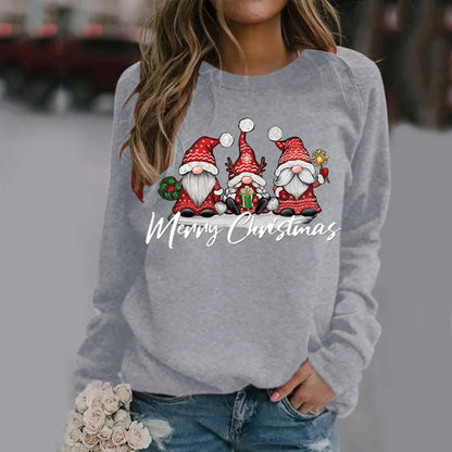 Santa Claus Print Christmas Hoodies - Cake Pops Parties