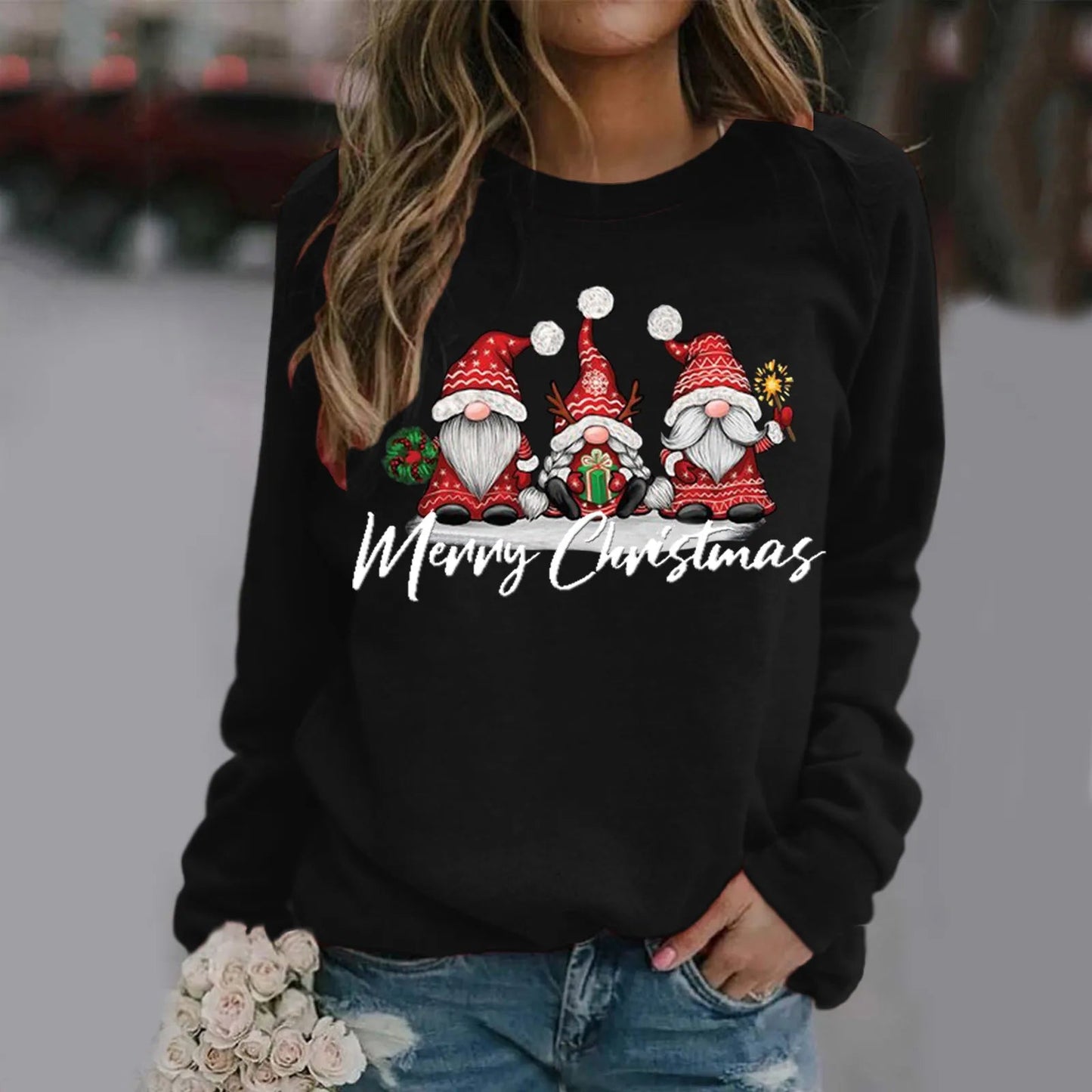 Santa Claus Print Christmas Hoodies - Cake Pops Parties