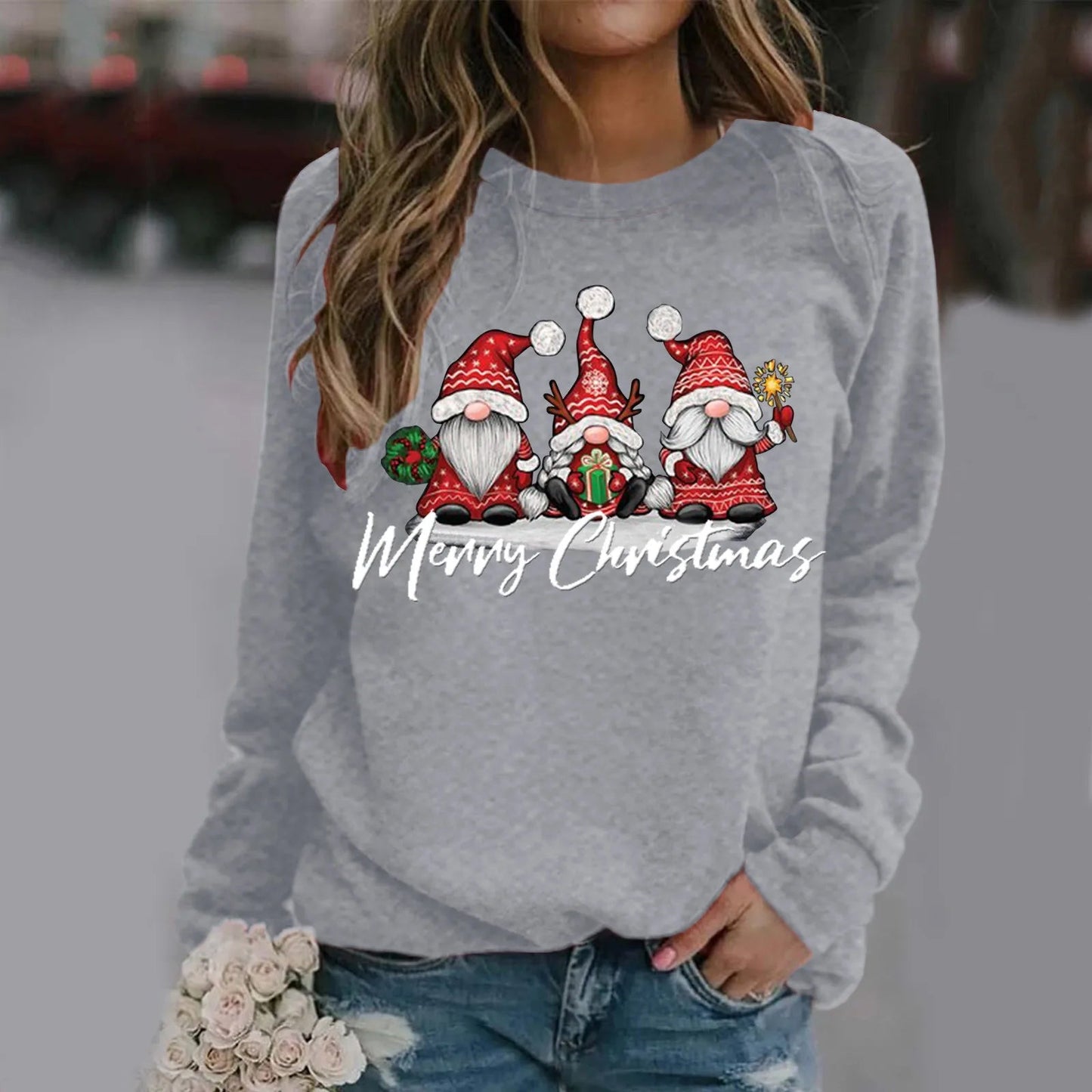Santa Claus Print Christmas Hoodies - Cake Pops Parties