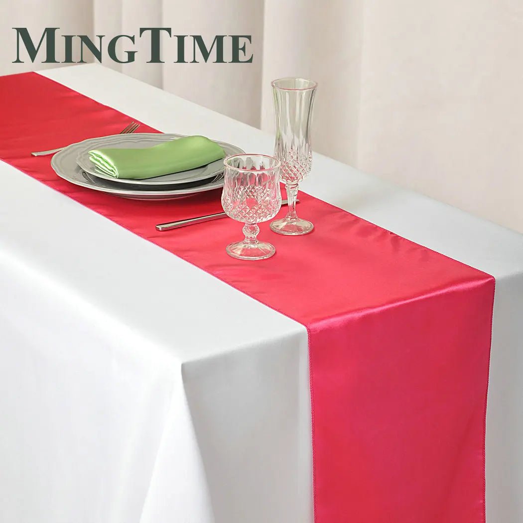 Satin Table Runner 30cm X 275cm - Wedding Party Essential - Cake Pops Parties
