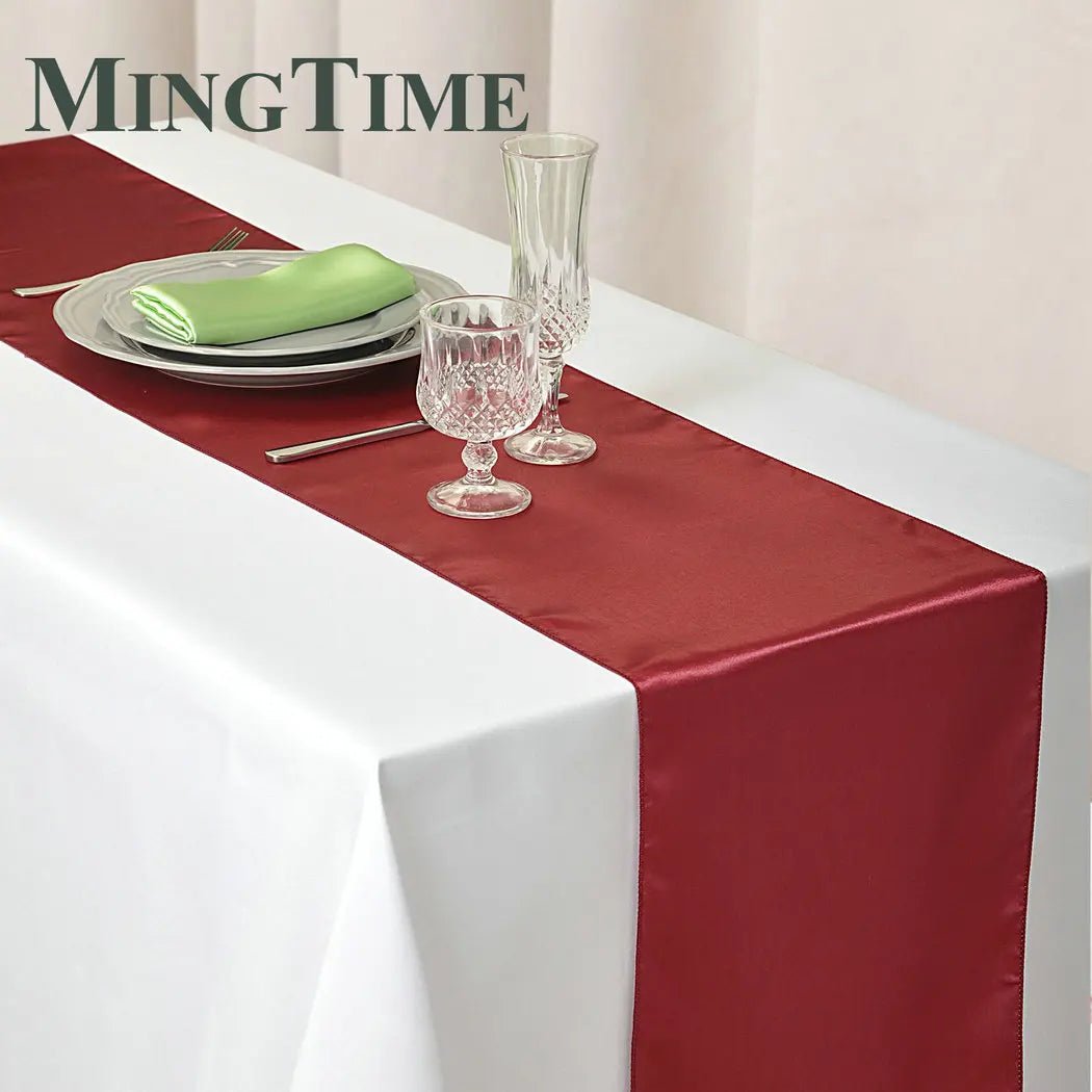 Satin Table Runner 30cm X 275cm - Wedding Party Essential - Cake Pops Parties