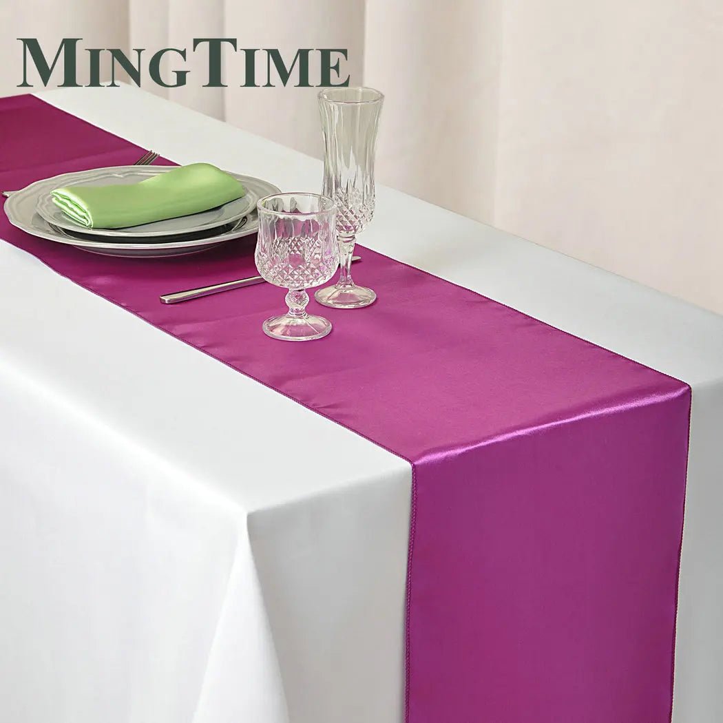 Satin Table Runner 30cm X 275cm - Wedding Party Essential - Cake Pops Parties