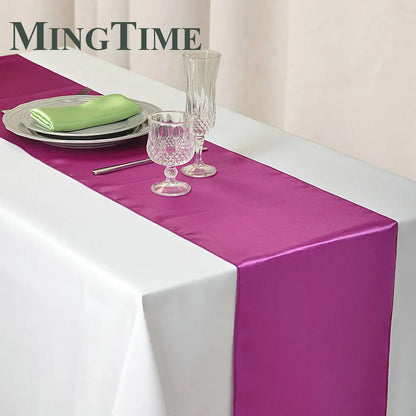 Satin Table Runner 30cm X 275cm - Wedding Party Essential - Cake Pops Parties