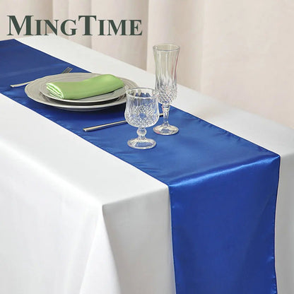 Satin Table Runner 30cm X 275cm - Wedding Party Essential - Cake Pops Parties