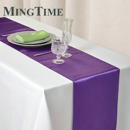 Satin Table Runner 30cm X 275cm - Wedding Party Essential - Cake Pops Parties