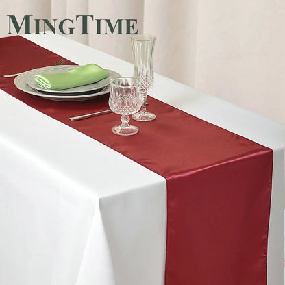 Satin Table Runner 30cm X 275cm - Wedding Party Essential - Cake Pops Parties
