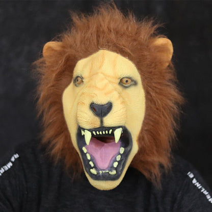 Scary Lion Halloween Party Mask - Cake Pops Parties