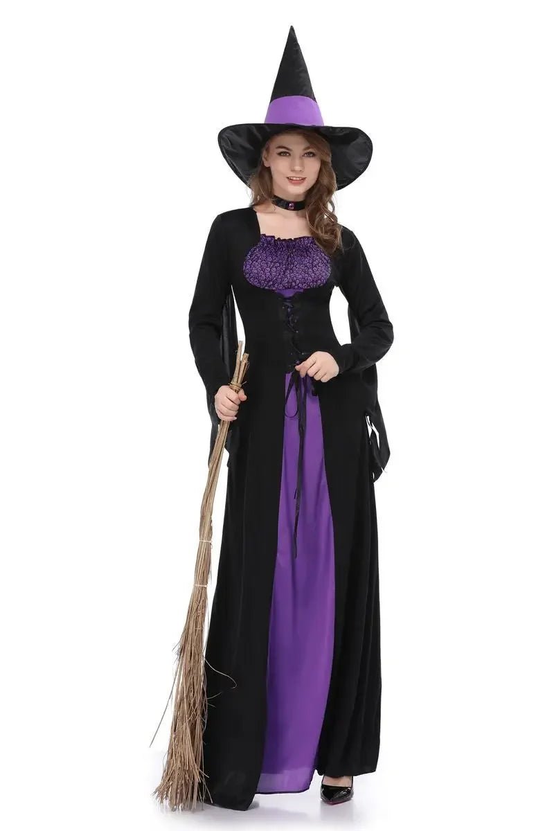 Scary Purple Witch Vampire Costume - Cake Pops Parties