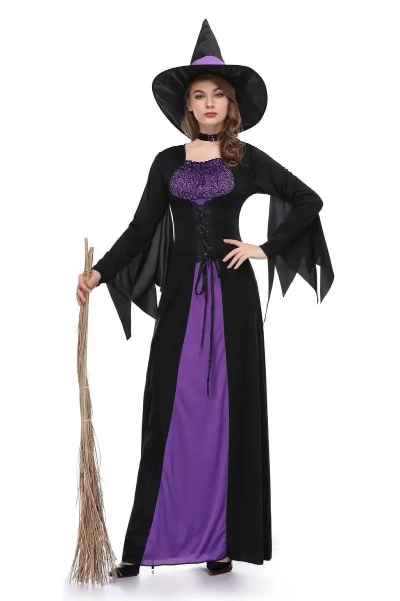 Scary Purple Witch Vampire Costume - Cake Pops Parties