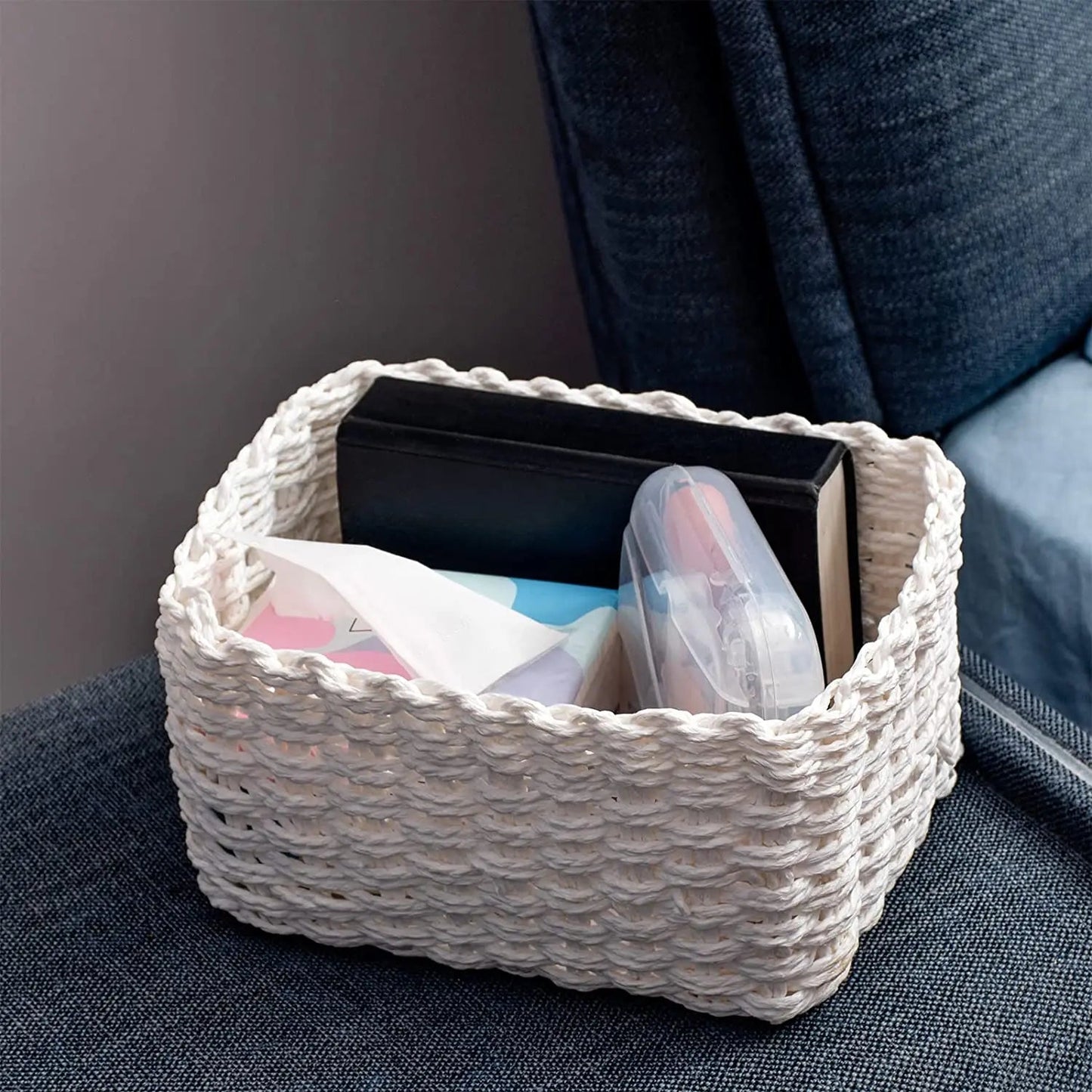 Set of 3 Braided Storage Baskets - Cake Pops Parties