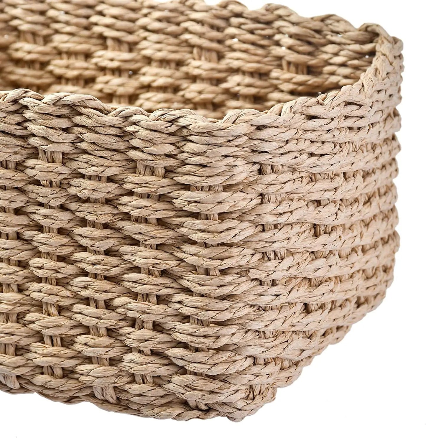 Set of 3 Braided Storage Baskets - Cake Pops Parties