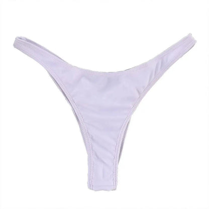 Sexy Side Tie Thong Bikini Bottoms | Adjustable Brazilian Swim Briefs - Cake Pops Parties