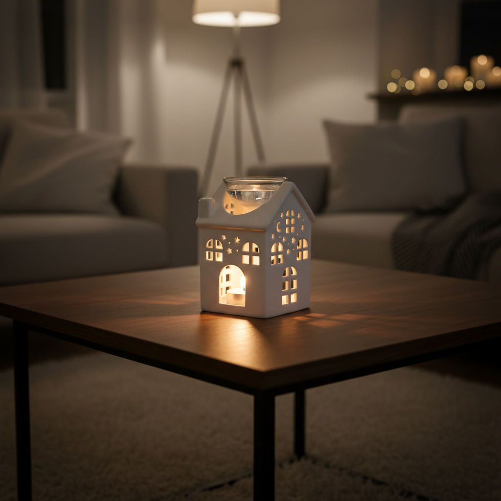 Sharp Coffee Table Setting