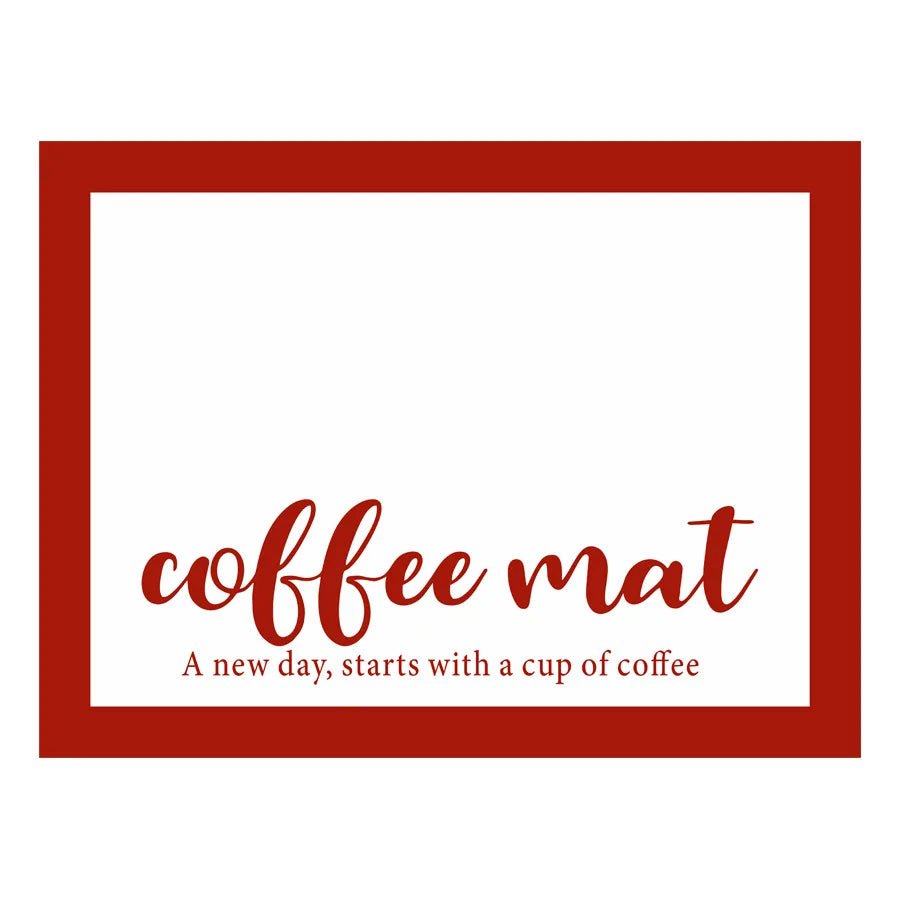 Silicone Coffee Maker Mat - Countertop & Coffee Bar Accessories - Cake Pops Parties