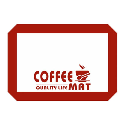 Silicone Coffee Maker Mat - Countertop & Coffee Bar Accessories - Cake Pops Parties