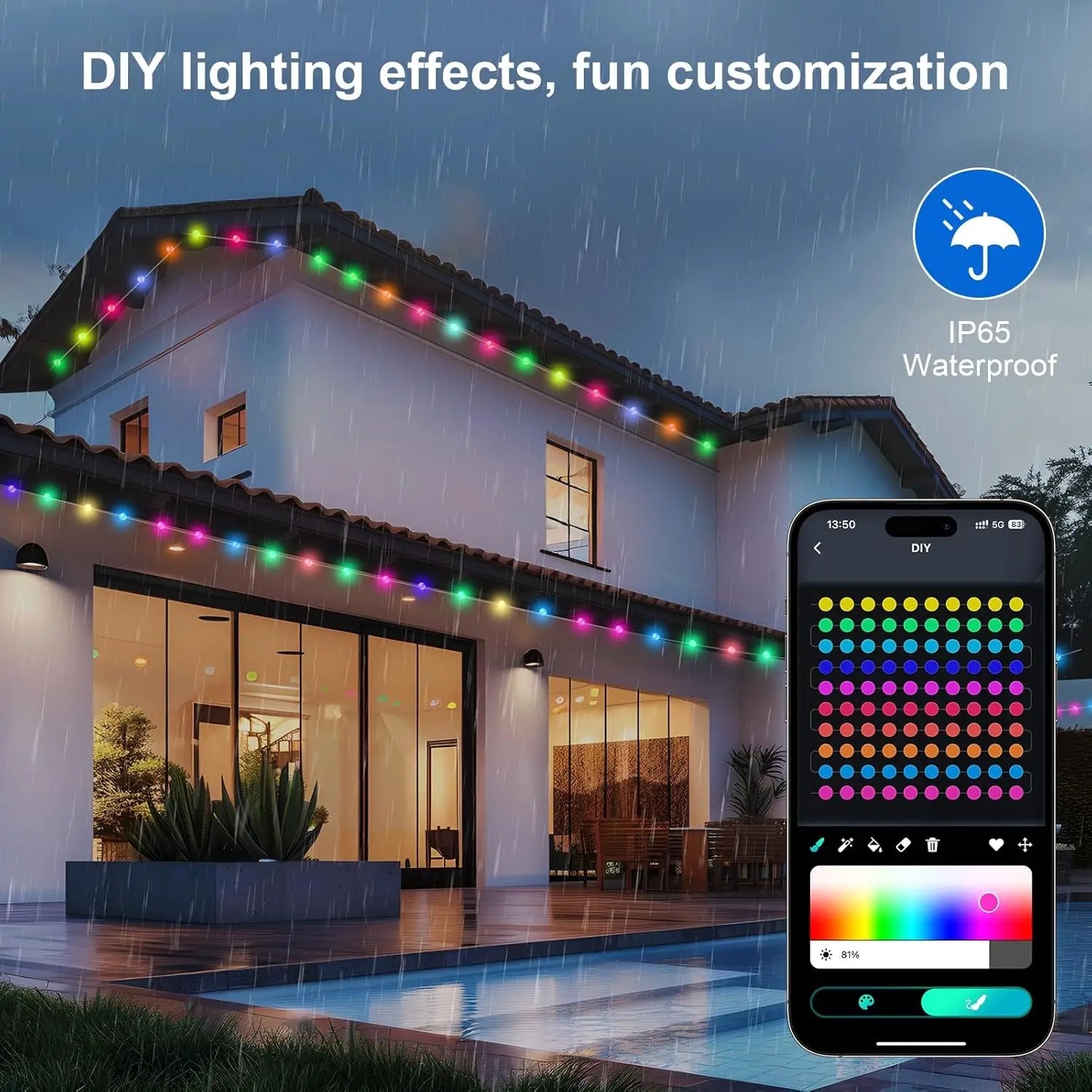 Smart Color Changing Globe String Lights - Cake Pops Parties
