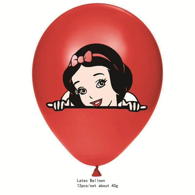 Snow White Princess Birthday Banner - Cake Pops Parties