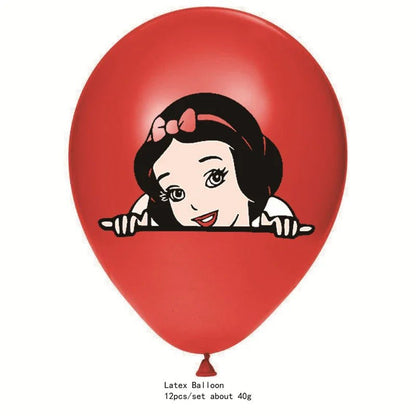 Snow White Princess Birthday Banner - Cake Pops Parties