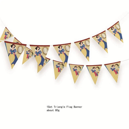 Snow White Princess Birthday Banner - Cake Pops Parties