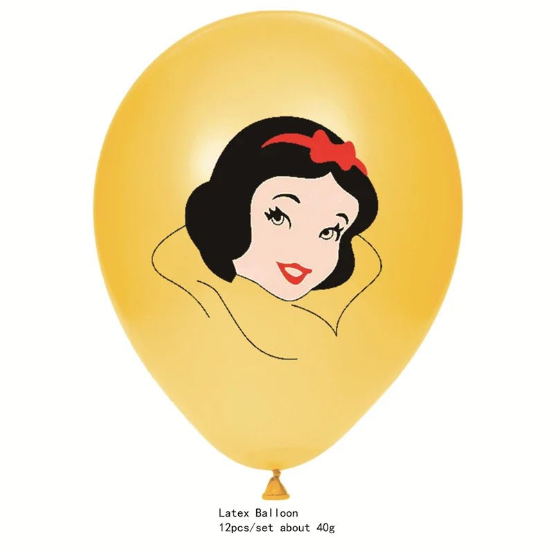 Snow White Princess Birthday Banner - Cake Pops Parties