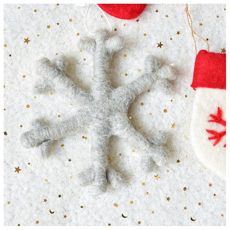 Snowflake Christmas Ornaments Set - Cake Pops Parties