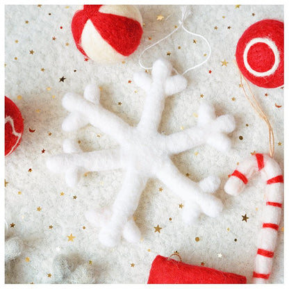 Snowflake Christmas Ornaments Set - Cake Pops Parties