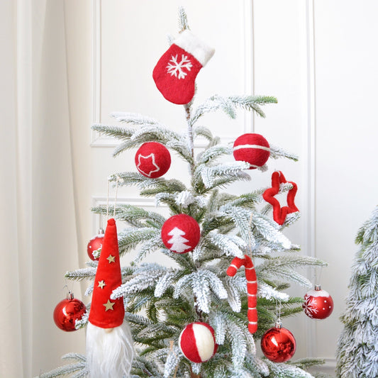 Snowflake Christmas Ornaments Set - Cake Pops Parties