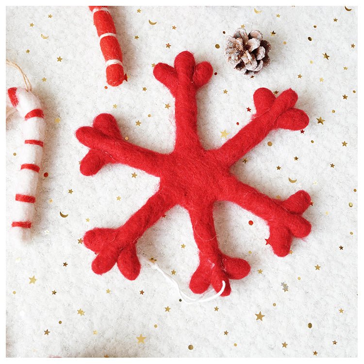 Snowflake Christmas Ornaments Set - Cake Pops Parties