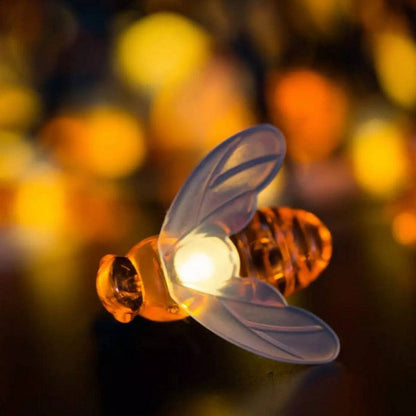 Solar Bee String Lights Christmas Garden Décor - Cake Pops Parties