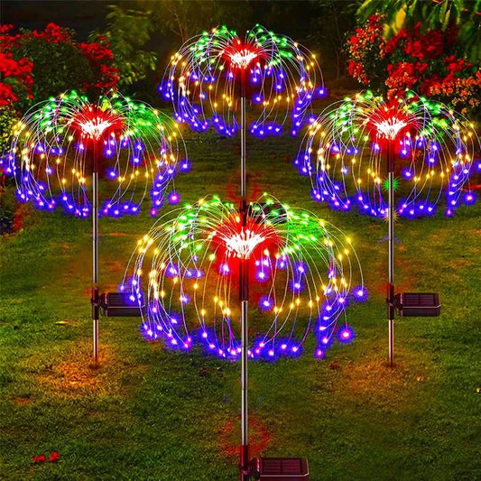 Solar Firework Lights - Garden Fairy Decoration - Cake Pops Parties