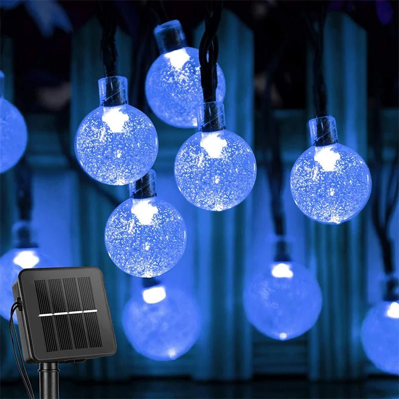 Solar Globe String Lights 60 LED 8 Modes - Cake Pops Parties