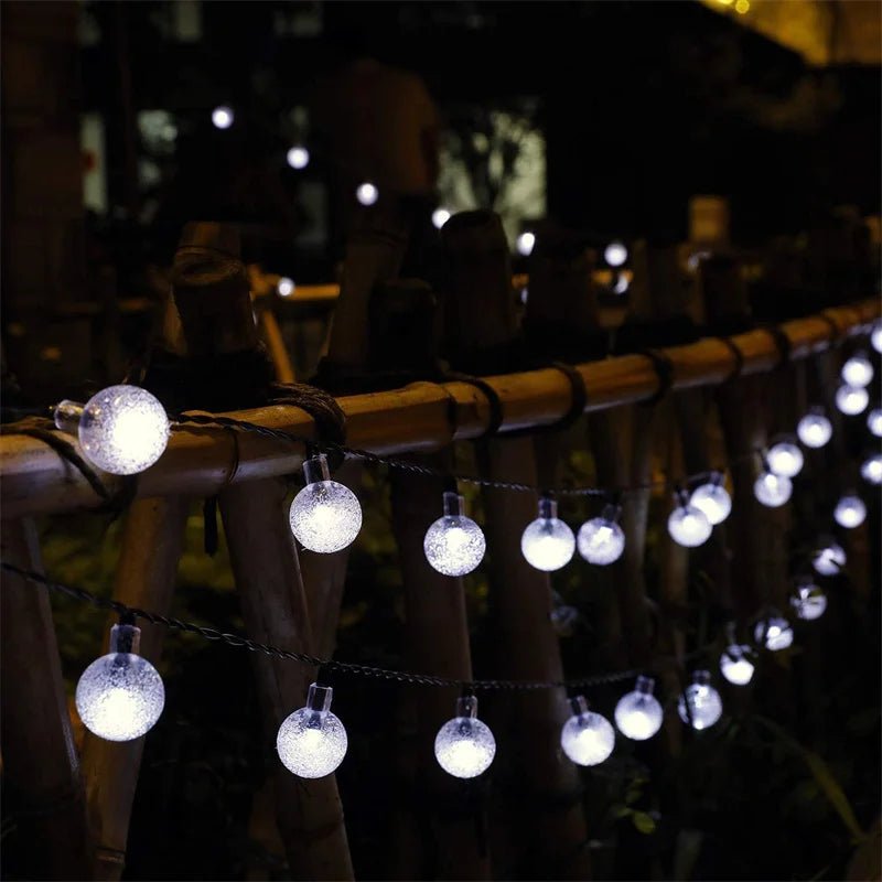 Solar Globe String Lights 60 LED 8 Modes - Cake Pops Parties