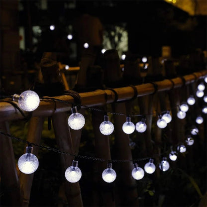 Solar Globe String Lights 60 LED 8 Modes - Cake Pops Parties