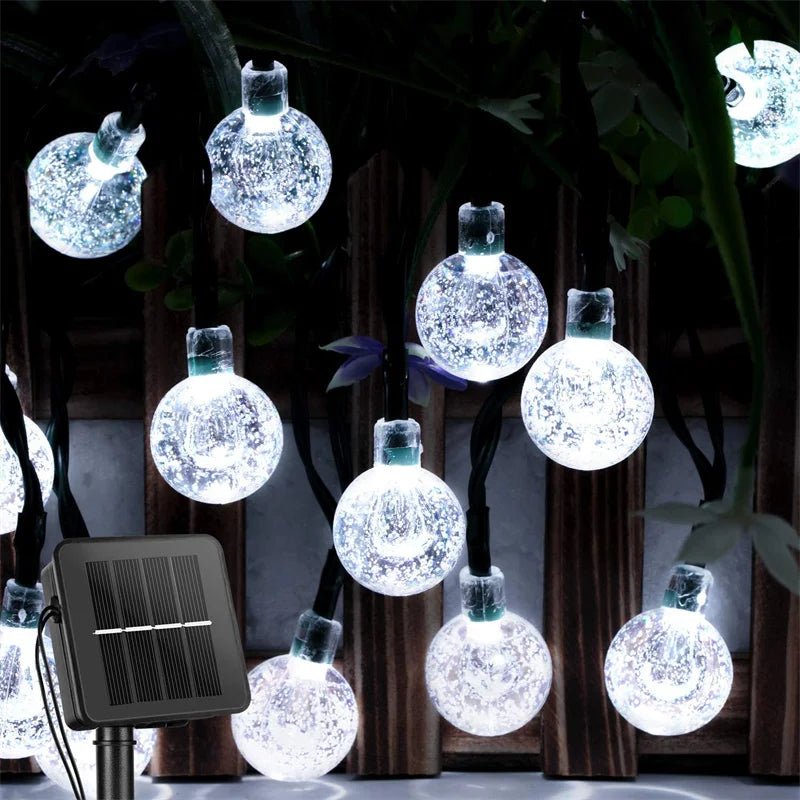 Solar Globe String Lights 60 LED 8 Modes - Cake Pops Parties