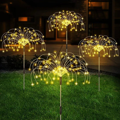 Solar LED Firework Fairy Lights - Cake Pops Parties