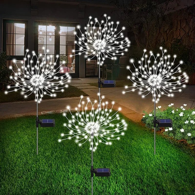 Solar LED Firework Fairy Lights - Outdoor Garden Decoration - Cake Pops Parties
